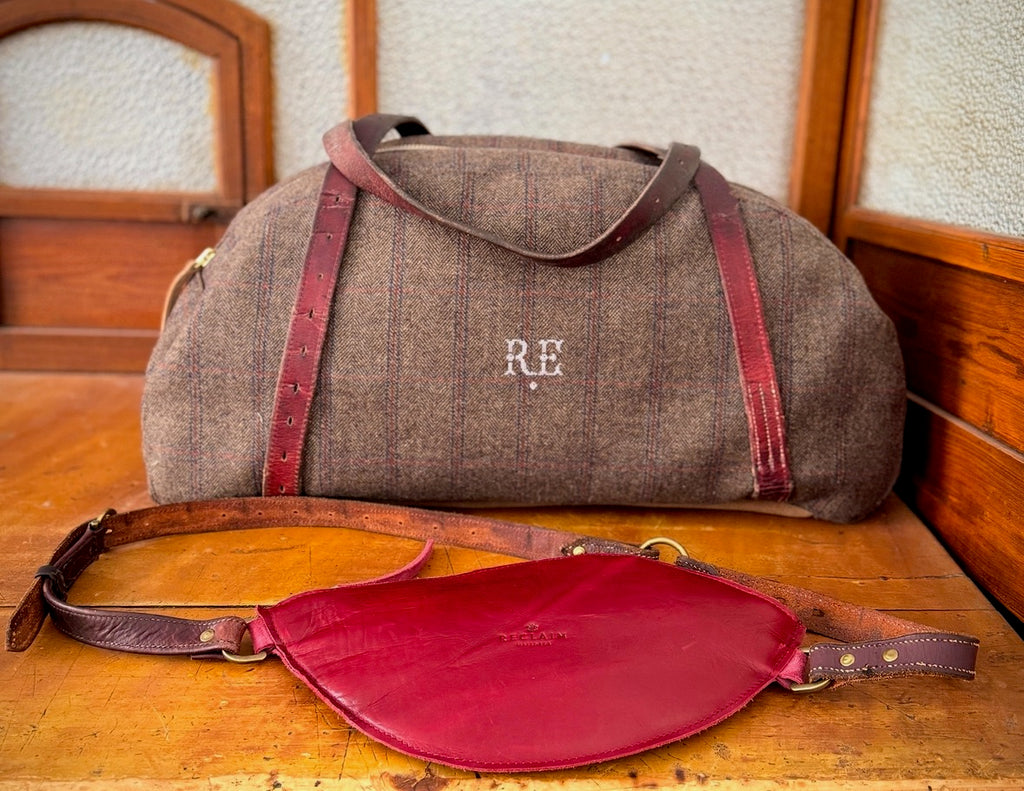 DEIA DUFFLE - REMNANT ITALIAN  TWEED - ONE-OF-A-KIND