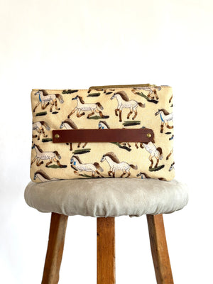 PETRA POUCH - VINTAGE  MALLORCAN LENGUA ONE-OFF