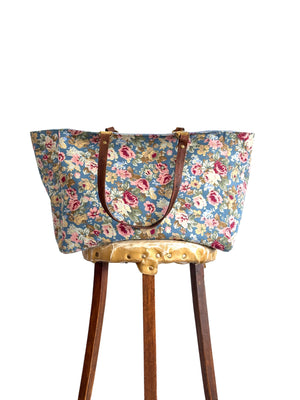 ORIENT TOTE - ANTIQUE MALLORCAN LENGUA - ONE-OFF