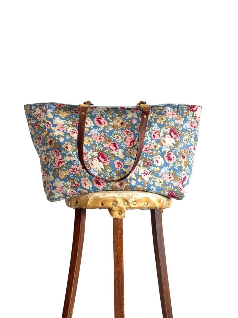 ORIENT TOTE - ANTIQUE MALLORCAN LENGUA - ONE-OFF