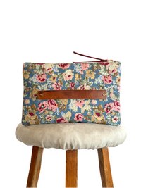 PETRA POUCH -  REMNANT FRENCH CANVAS- ONE-OFF