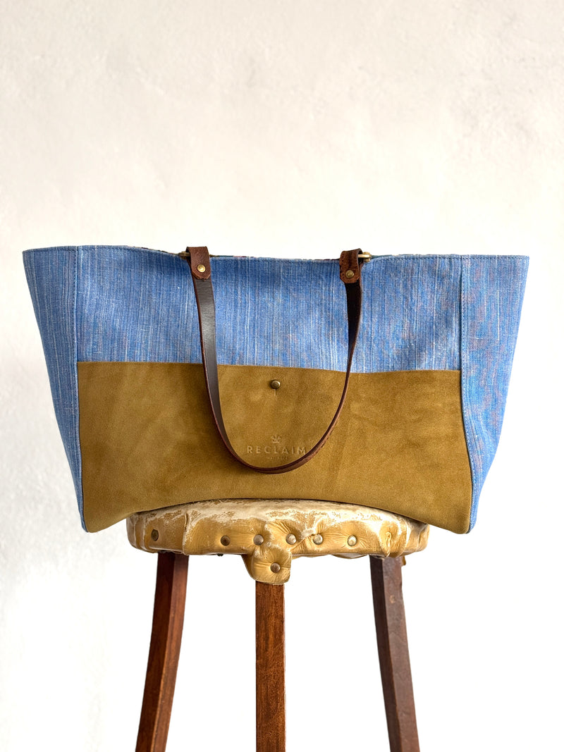 ORIENT TOTE - ANTIQUE MALLORCAN LENGUA - ONE-OFF