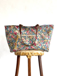 ORIENT TOTE - ANTIQUE MALLORCAN LENGUA - ONE-OFF