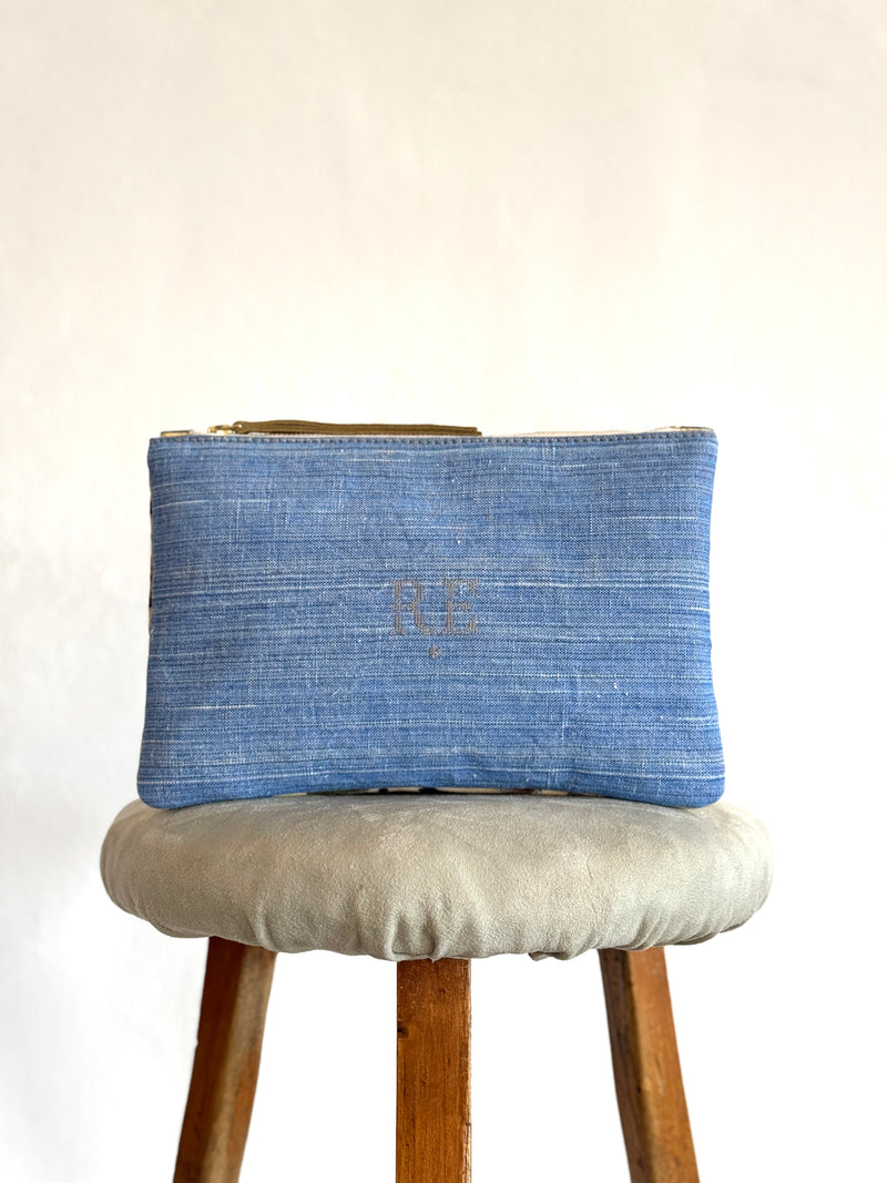 PETRA POUCH - VINTAGE  MALLORCAN LENGUA ONE-OFF