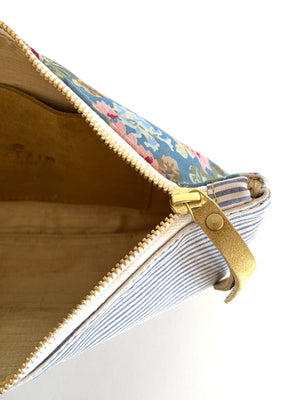 PETRA POUCH - STRIPED SEERSUCKER ONE-OFF