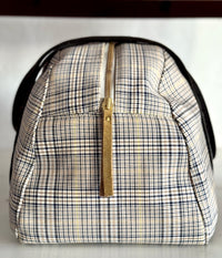 DEIA DUFFLE - VINTAGE PLAID - ONE-OF-A-KIND