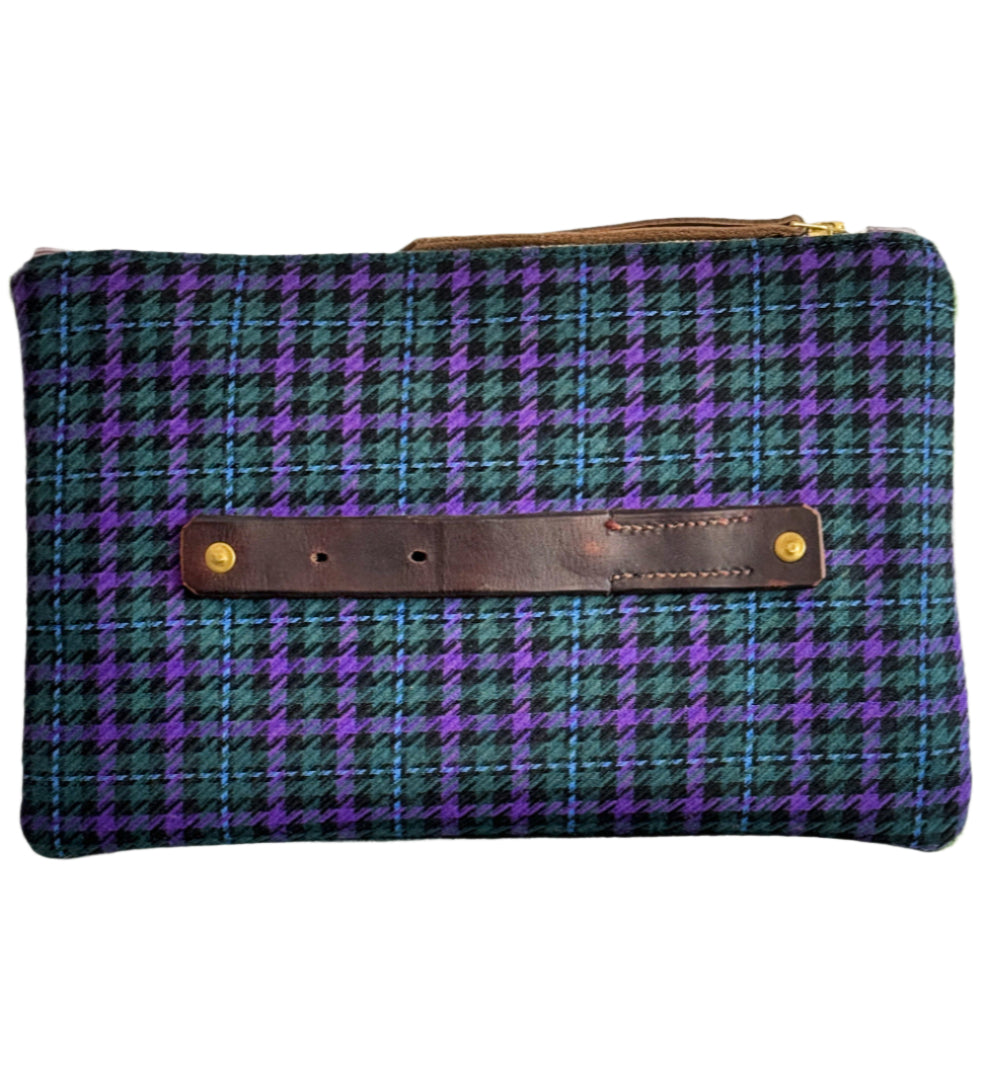 PETRA POUCH - VINTAGE RACING GREEN VELVET ONE-OFF