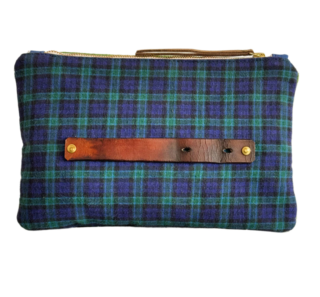 PETRA POUCH - VINTAGE VELVET RACING GREEN