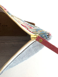 PETRA POUCH -  REMNANT FRENCH CANVAS- ONE-OFF