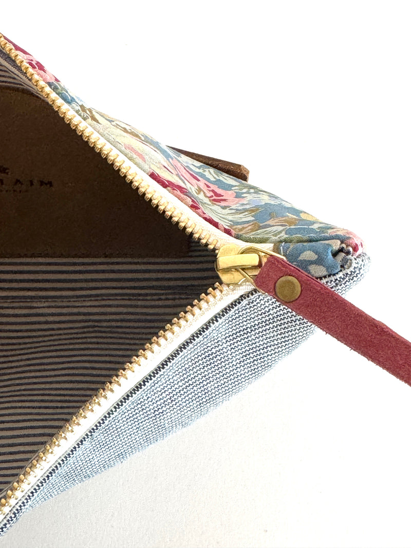 PETRA POUCH -  REMNANT FRENCH CANVAS- ONE-OFF