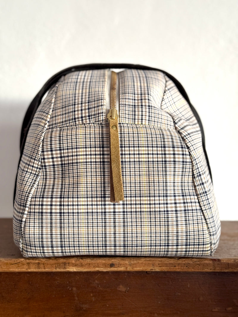 DEIA DUFFLE - VINTAGE PLAID - ONE-OF-A-KIND