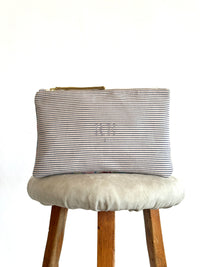 PETRA POUCH - STRIPED SEERSUCKER ONE-OFF