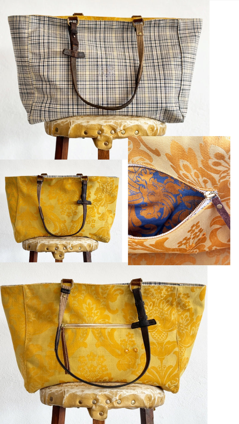 ORIENT TOTE - VINTAGE PLAID - ONE OFF