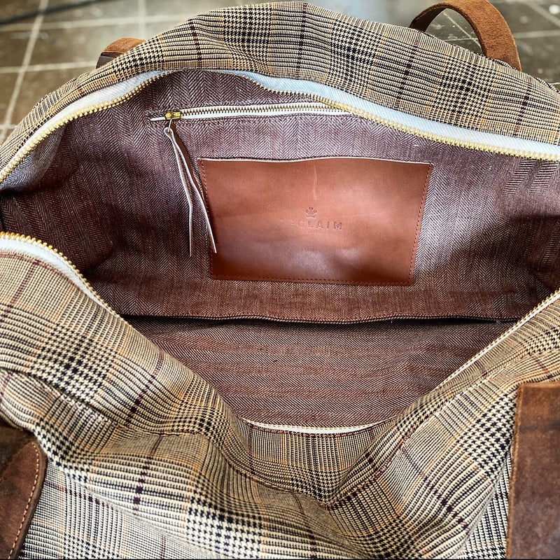 Luggage & Travel bags Burberry - Logo detail check duffle bag